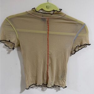 Mesh crop top